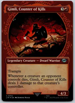 Gimli, Counter of Kills (Showcase) Foil U Universes Beyond: The Lord of the Ring - Image 1