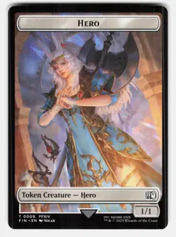 HERO (0009) // ELEMENTAL DOUBLE-SIDED TOKEN - MTG - Podedworna LP - Image 2