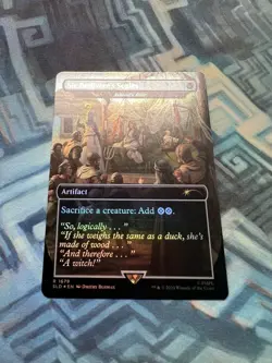 MTG Foil Sir Bedivere's Scales - Ashnod's Altar NM Unplayed Monty Python SLD - Image 2