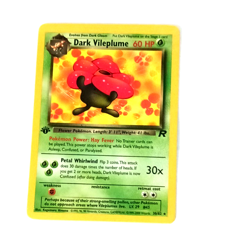 Team Rocket First Edition Dark Vileplume Vintage Pokemon Card NM Condition - Image 1