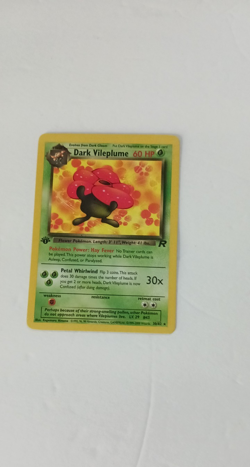 Team Rocket First Edition Dark Vileplume Vintage Pokemon Card NM Condition - Image 5