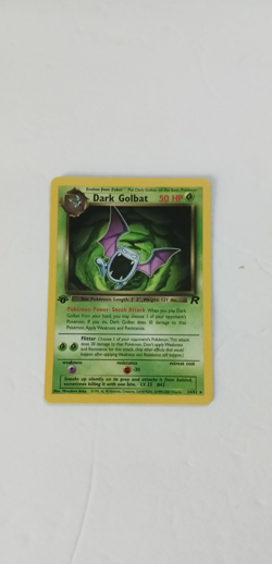 Team Rocket First Edition Dark Golbat Vintage Pokemon Card NH NM Condition - Image 5