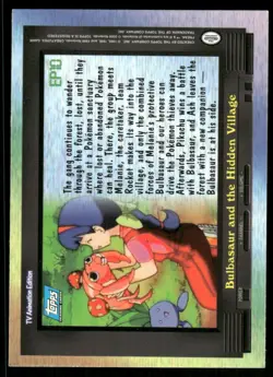 Pokemon Cards EP10 Bulbasaur and the Hidden Village Topps Series 2 NM *4 - Image 2