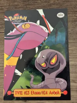 Pokemon Card - Ekans/Arbok TV12 - TV Animation Edition - Topps Series 1 - Image 1