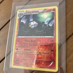 Pokemon TCG Chandelure B&W Next Destinies 20/99 Reverse Holo Rare Near Mint - Image 2