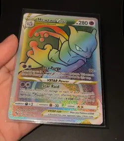 Mewtwo VSTAR 079/078 Pokemon GO Secret Rare Full Art Holo 280 HP English - Image 2