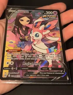 Pokemon Sylveon V TG14/TG30 Brilliant Stars Ultra Rare Full Art Holo 200 HP Eng… - Image 2