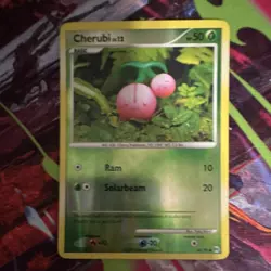 Pokemon Cherubi Regular 60/99 Basic 50 HP Ram Solarbeam Pokemon TCG - Image 1