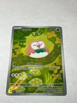 Rowlet 090/088 Holo Illustration Rare Perfect Order Pokemon Near Mint - Image 1