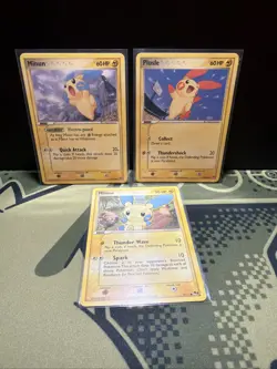 Plusle And Minun Pokemon TCG Pair/Lot - Image 1