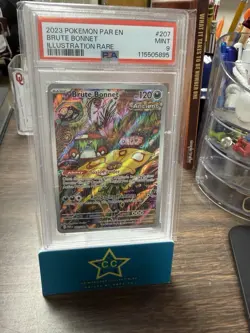 2023 Pokemon Brute Bonnet 207/182 SV04: Paradox Rift Holo IR - Image 1