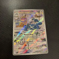 Metagross 178/162 SV05 Temporal Forces Illustration Rare Holo Pokemon - Image 1