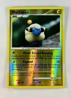 Mareep 2009 Pokemon Platinum Reverse Holo #82/127 * Light Play - Image 1