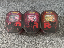 Pokemon TCG Team Rocket Tin Set Of 3 Mewtwo, Nidoking, Persian ✅ FAST SHIP🚚 - Image 1