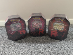 Pokemon TCG Team Rocket Tin Set Of 3 Mewtwo, Nidoking, Persian ✅ FAST SHIP🚚 - Image 2