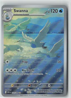 Swanna - 110/086 WHT SV: White Flare NM - Pokemon TCG - Image 1