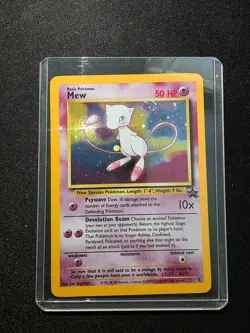 Mew 9 Holo Promo NM/LP -Vintage Holo Rare Pokemon Card- Black Star Promo (6s) - Image 1
