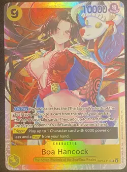 One Piece CCG: Boa Hancock SR - OP14-112 - The Azure Sea’s Seven OP14 - Yellow - Image 1