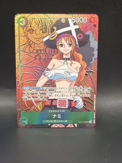 Nami OP02-036 Paramount War SR Parallel Alt Art One Piece TCG Japanese - Image 1