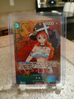 One Piece TCG Nami Alt Art Japanese OP02-036 SR Paramount War - Image 1