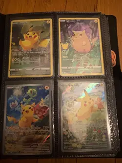 pokemon card binder PICKUP ONLY cool cards good gift some Pikachu - Image 2