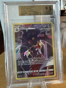 CGC 10 Malamar Holo TG06/TG30 Trainer Gallery Silver Tempest Pokemon Card - Image 2