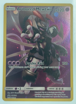 Pokemon TCG Armoured Mewtwo SM228 Holo Black Star Promo Sun & Moon Rare Card - Image 2