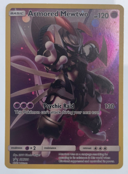 Pokemon TCG Armoured Mewtwo SM228 Holo Black Star Promo Sun & Moon Rare Card - Image 3