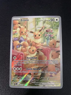 Eevee Twilight Masquerade Illustration Rare Card 188/167 NM - Image 1