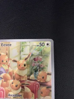 Eevee Twilight Masquerade Illustration Rare Card 188/167 NM - Image 3