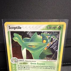 Pokemon Sceptile 10/106 EX Emerald Holo Rare 100HP Card 2005 - Image 2