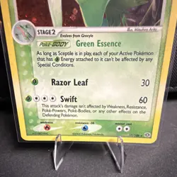 Pokemon Sceptile 10/106 EX Emerald Holo Rare 100HP Card 2005 - Image 3