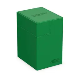 ULTIMATE GUARD FLIP n TRAY 133+ GREEN XENOSKIN MONOCOLOR DECK CASE Card Box ccg - Image 2