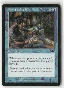 Magic The Gathering- Rhystic Study Prophecy - Image 1