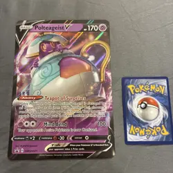 Polteageist V SWSH021 Black Star Promo Jumbo Oversized Pokemon TCG - Image 1