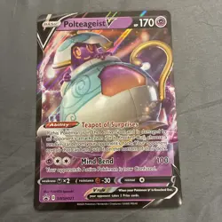 Polteageist V SWSH021 Black Star Promo Jumbo Oversized Pokemon TCG - Image 2