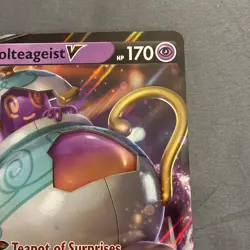 Polteageist V SWSH021 Black Star Promo Jumbo Oversized Pokemon TCG - Image 4