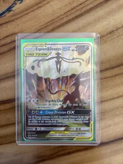 Pokemon TCG – Espeon & Deoxys GX – Black Star Promo SM240 – Near Mint / Mint - Image 2