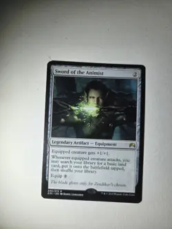 Sword of the Animist Magic Origins Regular Card Near Mint Condition - Image 1