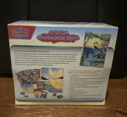 Pokemon Center Exclusive Paradox Rift ETB Roaring Moon Elite Trainer Box - Image 3