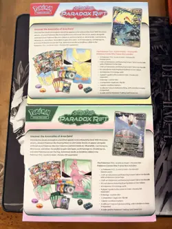 Pokemon Center Paradox Rift Lot of 2 Sealed ETB’s - Roaring Moon + Iron Valiant - Image 4