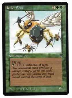 Magic the Gathering MTG Card: Killer Bees Legends Rare! NM - Image 1