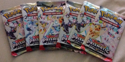 Pokemon TCG Scarlet & Violet Prismatic Evolutions Booster Packs Lot - 6 Packs U… - Image 1