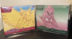 Paradox Rift Pokemon Center Elite Trainer Box ETB Pair Set Of 2 Sealed - Image 1