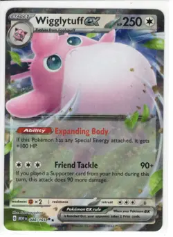 Pokemon TCG - SV 151 - Wigglytuff EX - 040/165 - Double Rare - Image 1