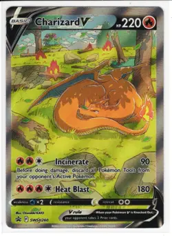 Pokemon TCG - 2022 Black Star Promo - Charizard V - SWSH260 - Image 1