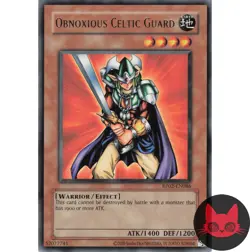 Yugioh Obnoxious Celtic Guard RP02-EN086 Reprint Rare NM - Image 1