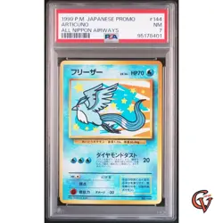 PSA 7 Articuno ANA All Nippon Airways Promo 144 Pokemon Card Japanese 1999 - Image 1