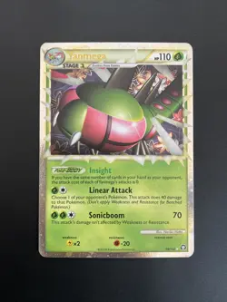 Pokemon Card Rare Holo Foil Yanmega 98/102 Near Mint - Image 1