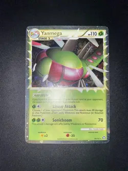 Pokemon Card Rare Holo Foil Yanmega 98/102 Near Mint - Image 2